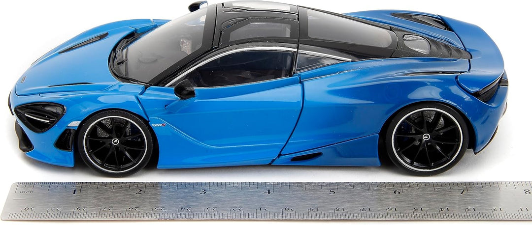 Jada Pink Slips 1:24 W2 McLaren 720S Druckguss-Auto mit Basis, Spielzeug für Kinder und Erwachsene (