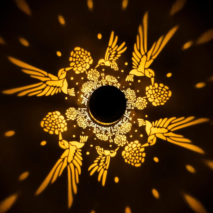 Geschenke für Frauen Mama Oma, Kolibri Solarlaterne für Aussen Wasserdichte Gartendeko – Hängend Lat