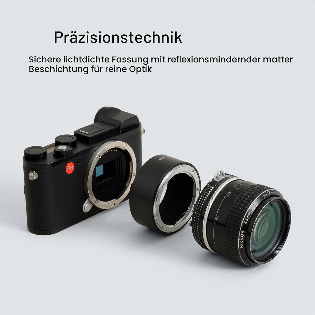 Urth Objektivadapter: Kompatibel mit Nikon F Objektiv und Leica L Kameragehäuse, Nikon F