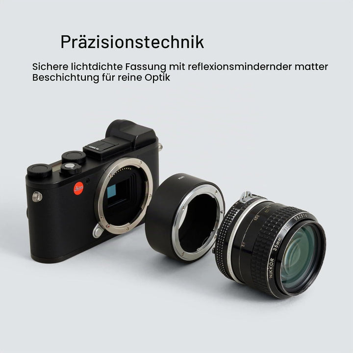Urth Objektivadapter: Kompatibel mit Nikon F Objektiv und Leica L Kameragehäuse, Nikon F