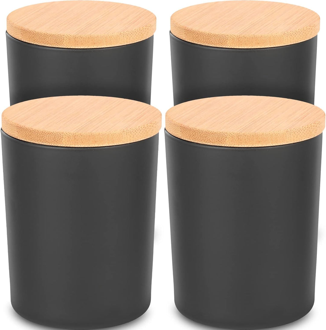 MAGICLULU 4 Sätze Kerzenbecher Kerzenhalter Glas Kerzen-kit Glas Zur Kerzenherstellung Kerzenbehälte