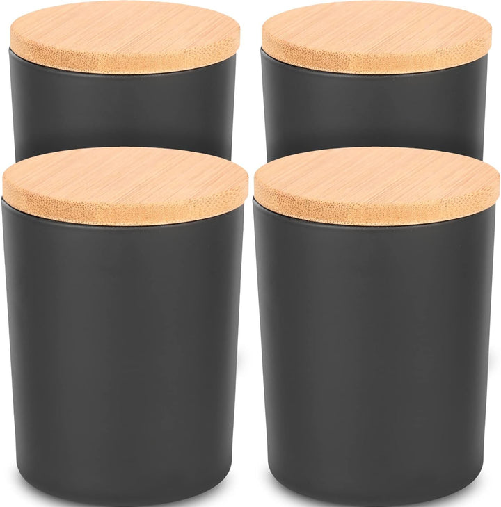 MAGICLULU 4 Sätze Kerzenbecher Kerzenhalter Glas Kerzen-kit Glas Zur Kerzenherstellung Kerzenbehälte