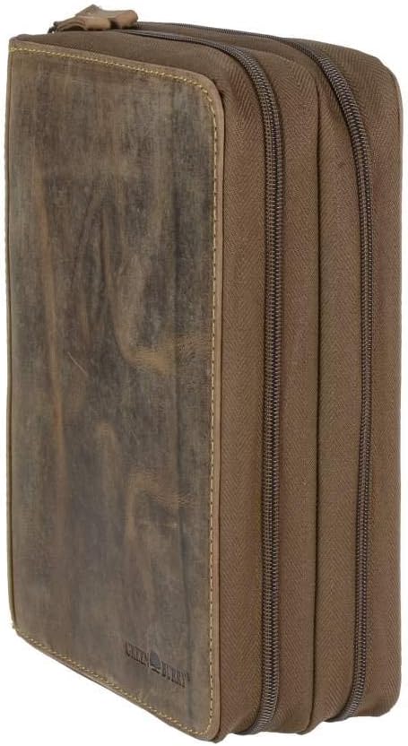 Greenburry Terminkalender A5 Leder braun Vintage DUO 2 Fächer