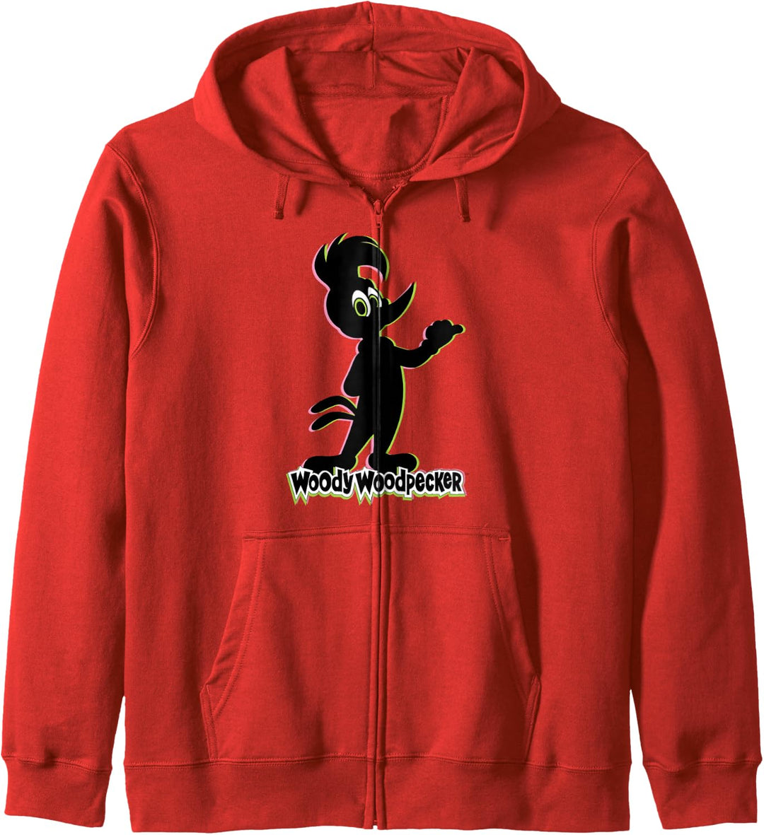 Woody Woodpecker Silhouette Logo Kapuzenjacke