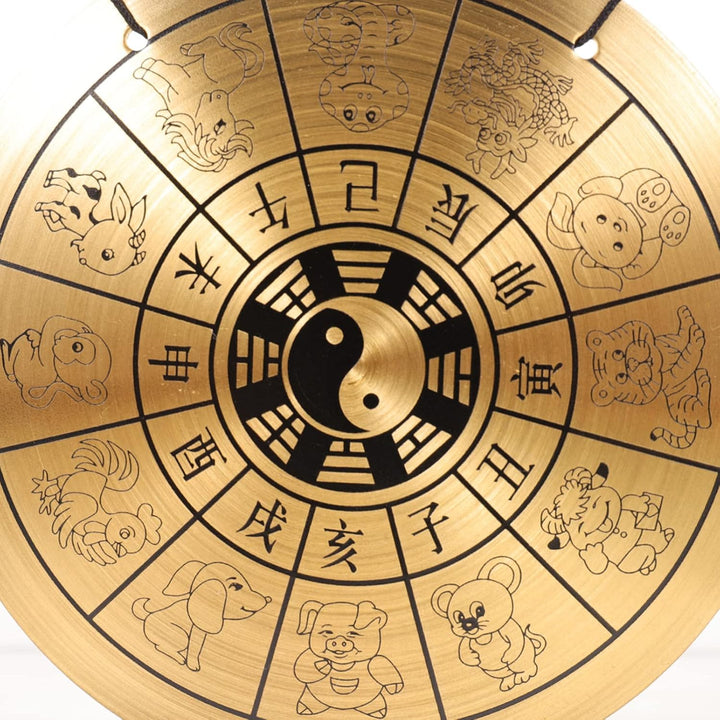 Beavorty Gonganzeige Wingspiel Chinesischer Drache Drachen Chinesischer Gong Chau-gong Mini-gong Mit