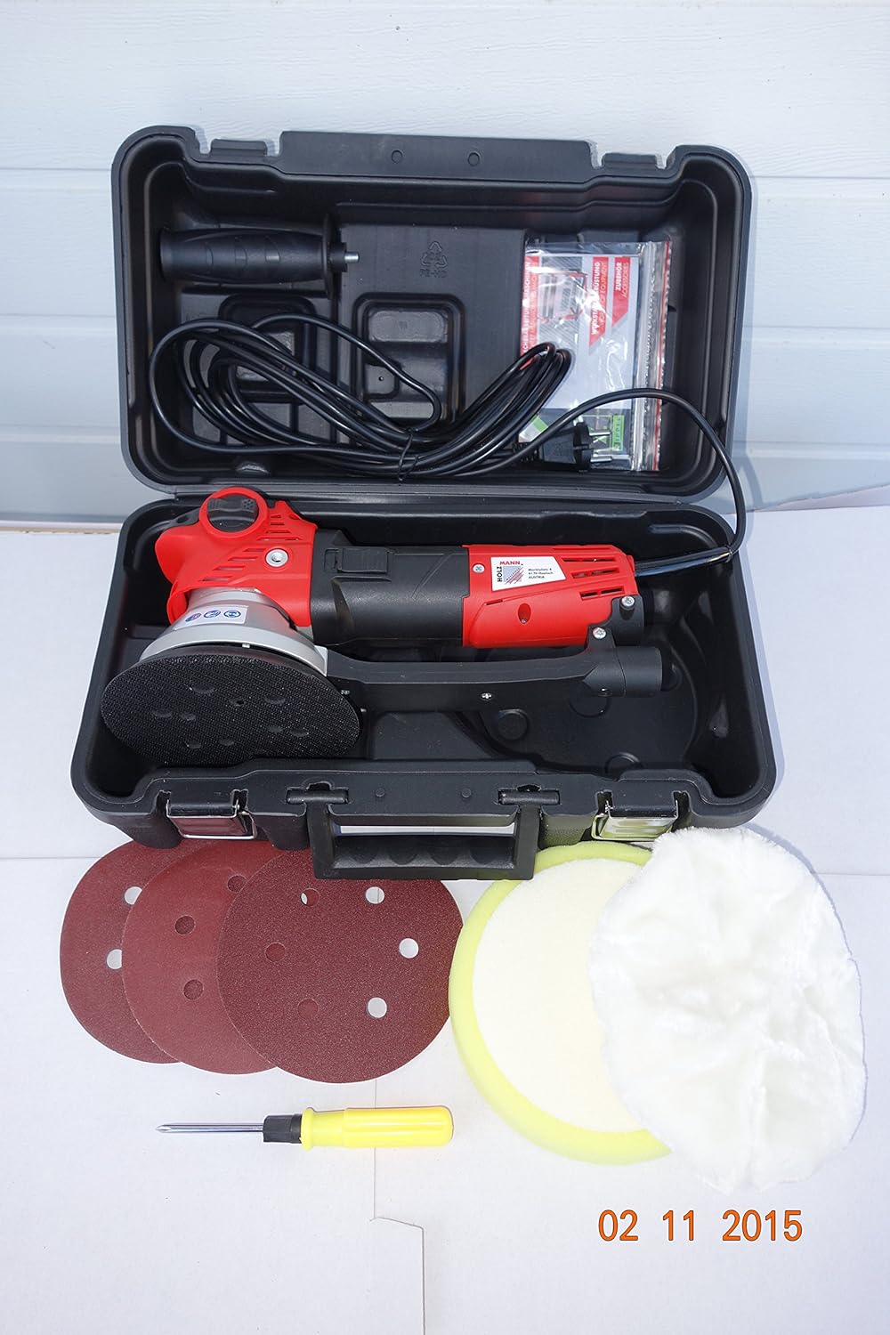 Holzmann Maschinen EZS150PRO_230V EZS150PRO_230V Exzenterschleifer inkl. Koffer 710W Ø 150mm