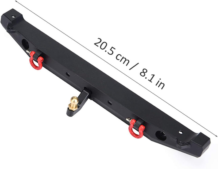 RC Crawler Heckstossstange, RC Auto Heckstossstange mit LED Leuchte Trailer Buckle, Crawler Heckstos