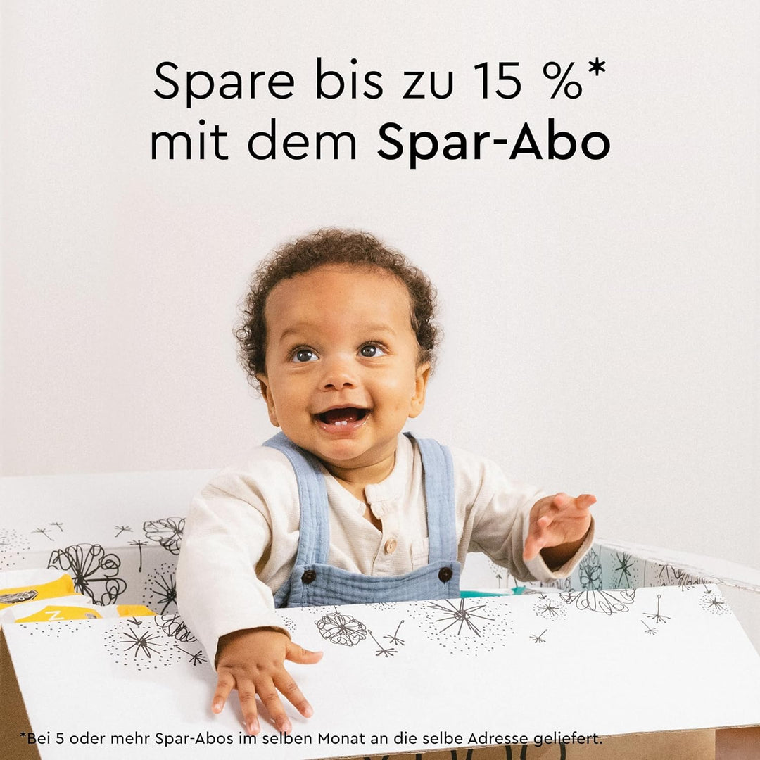LILLYDOO Baby Feuchttücher mit 99% Wasser, 900 Stück (15 x 60), 100% plastikfreies Tuch, ohne Parfüm