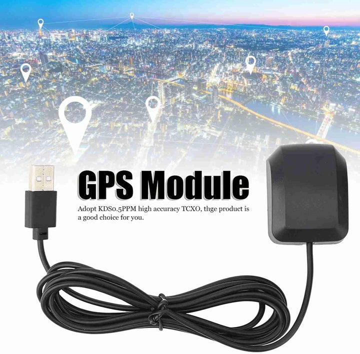 Wakects USB GPS Modul, VK-162 Navigationsmodul Externe GPS Dongle Empfänger für Earth DC 3,3–5 V, US