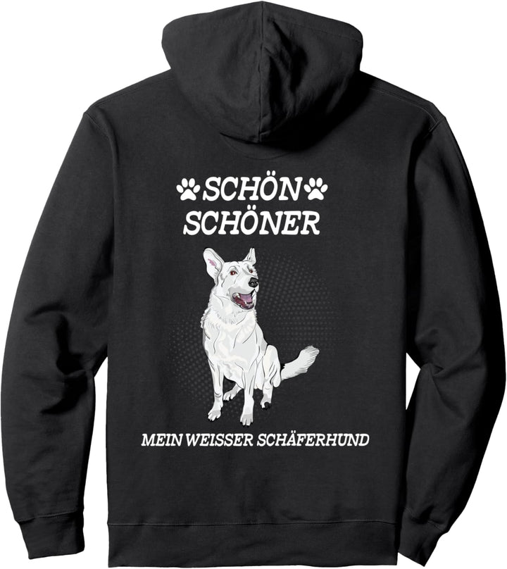 Schön Schöner Mein Weisser Schäferhund Pullover Hoodie