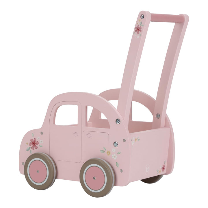 Little Dutch 7128 FSC Holz Laufwagen Auto - Fairy Garden rosa