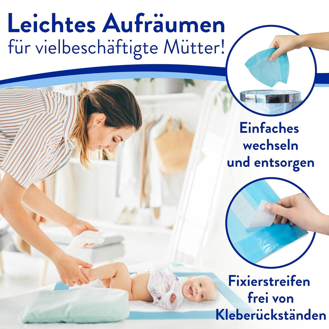 Hautfreundliche Wickelunterlagen einweg 40 x 60 cm DERMATEST SEHR GUT saugstarke einweg wickelunterl