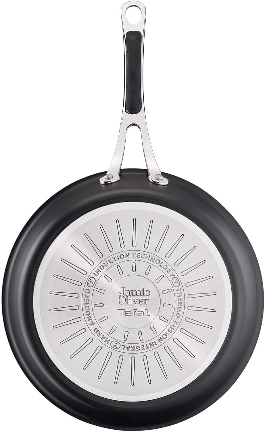 Tefal H9120444 Bratpfanne, 24 cm, Jamie Oliver, harteloxiert, Aluminium 24cm Frying Pan, 24cm Frying