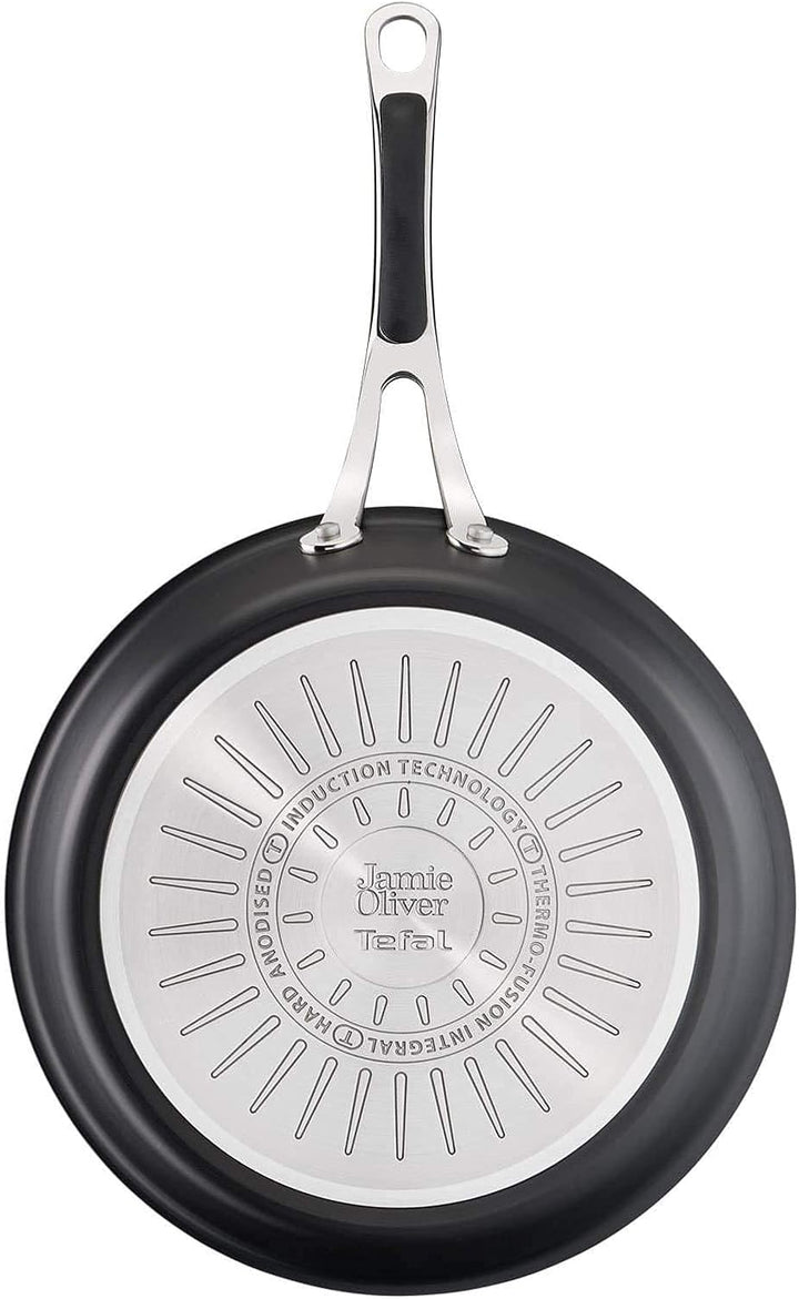 Tefal H9120444 Bratpfanne, 24 cm, Jamie Oliver, harteloxiert, Aluminium 24cm Frying Pan, 24cm Frying