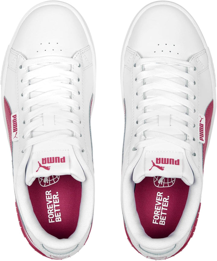 PUMA Mädchen Jada Jr Road Running Shoe 37.5 EU Puma White Glowing Pink, 37.5 EU Puma White Glowing P
