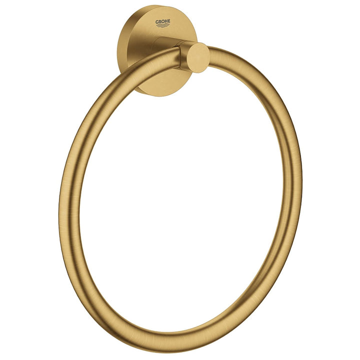 GROHE 40365GN1 Essentials-Handtuchring, gebürstet, Cool Sunrise Brushed Cool Sunrise, Brushed Cool S