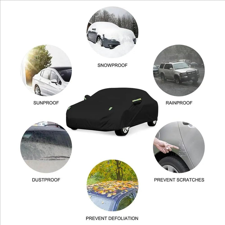 Autogarage Abdeckung Wasserdicht,Auto Abdeckplane,Auto Abdeckung,Wasserdicht Und Uv-Beständig,Vier J