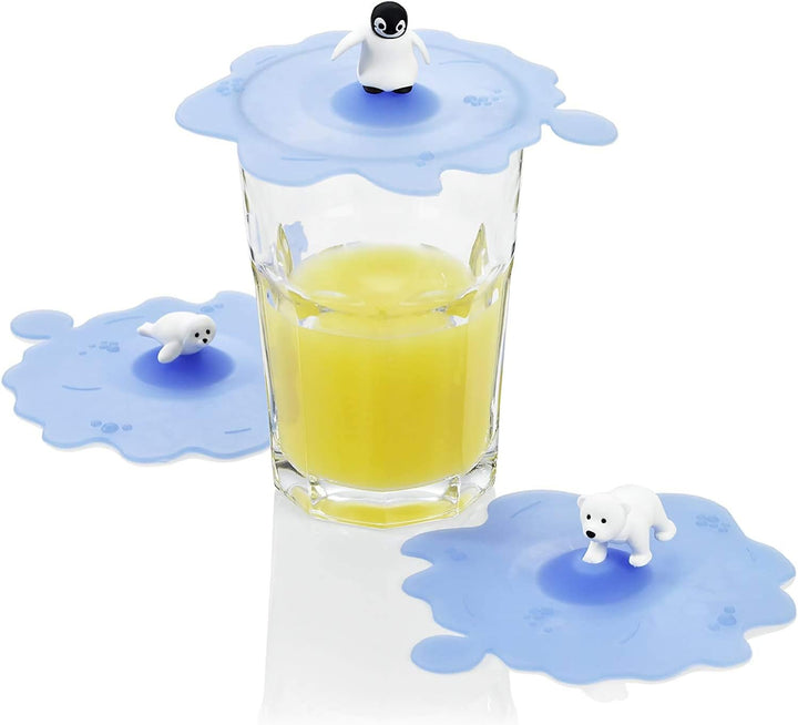 Lurch 210193 Mein Deckel Arctic Summer 3-er Set, Blau, Arctic Summer