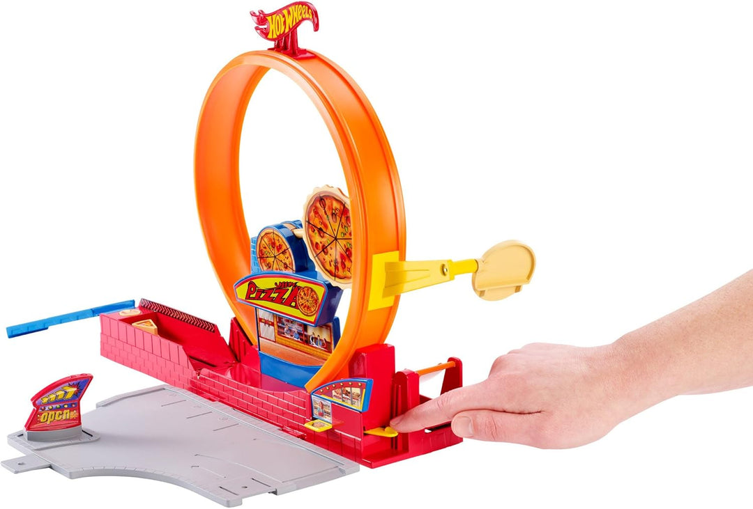 Hot Wheels City Deluxe Play Set - Speedy Pizza (Bgj05)