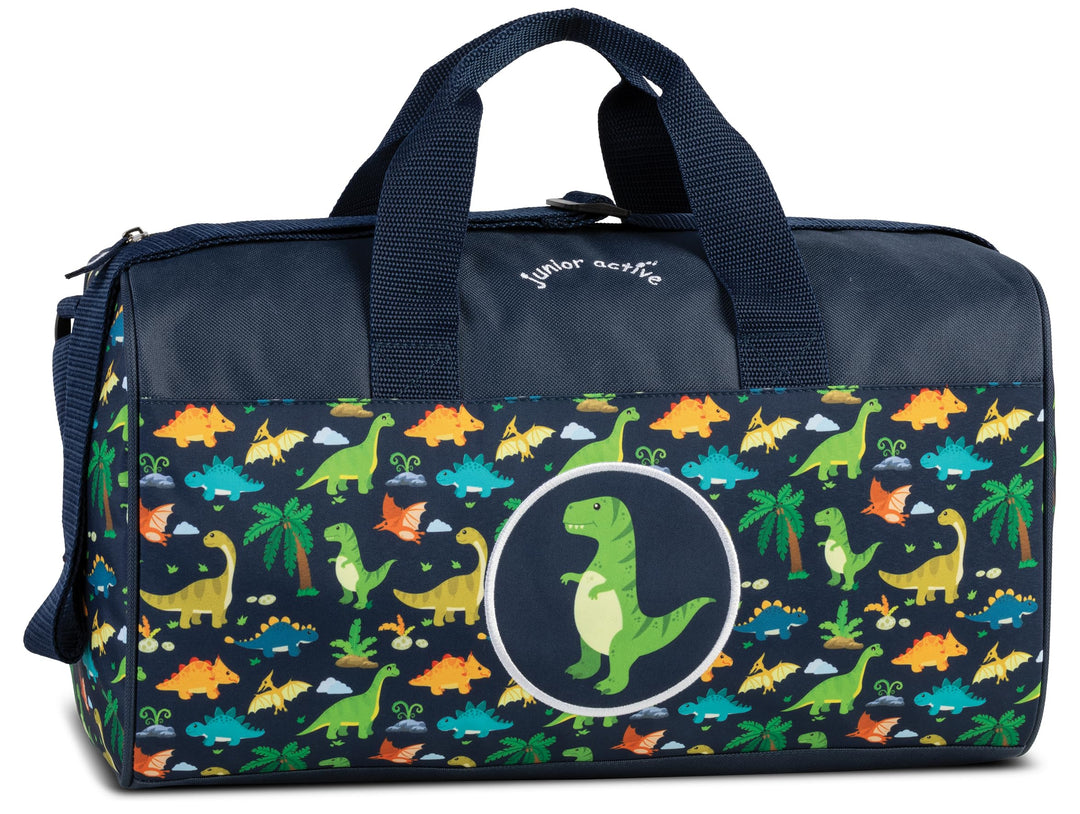 Kinder Sporttasche Reisetasche Für Mädchen und Jungen Fabrizio Weekender Kinder Dino Duffel Bag (M1,