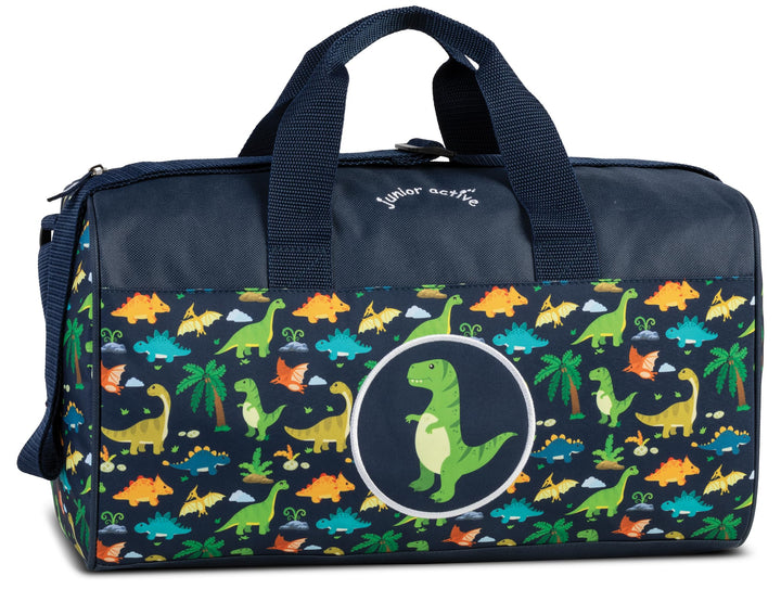 Kinder Sporttasche Reisetasche Für Mädchen und Jungen Fabrizio Weekender Kinder Dino Duffel Bag (M1,