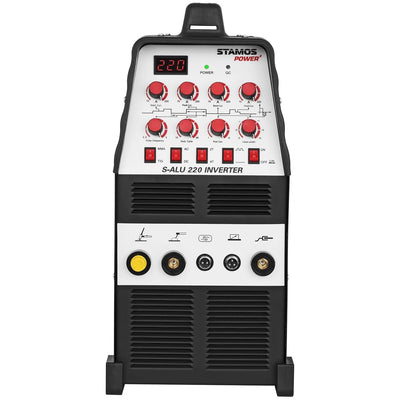 Stamos Germany Alu Schweissgerät WIG AC/DC MMA E-Hand Schweissmaschine für Aluminium Schweissgerät e