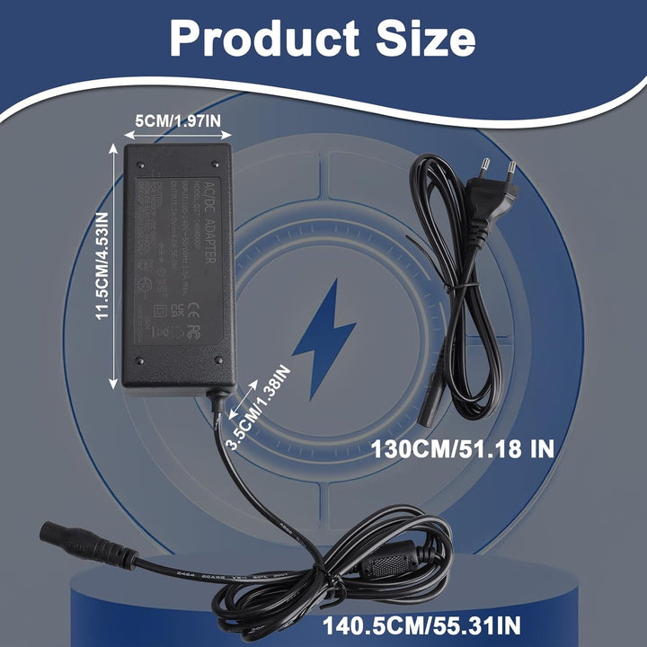 14V 4A Adapter Ersatz für NOCO XGC4 56W Starthilfe Powerbank Ladegerät Kompatibel mit GB70, GB75, GB