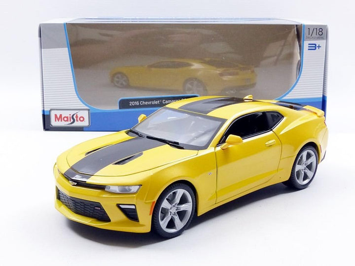 Maisto 31689Y Chevrolet Camaro SS – 2016 – Skala 1/18 – Gelb