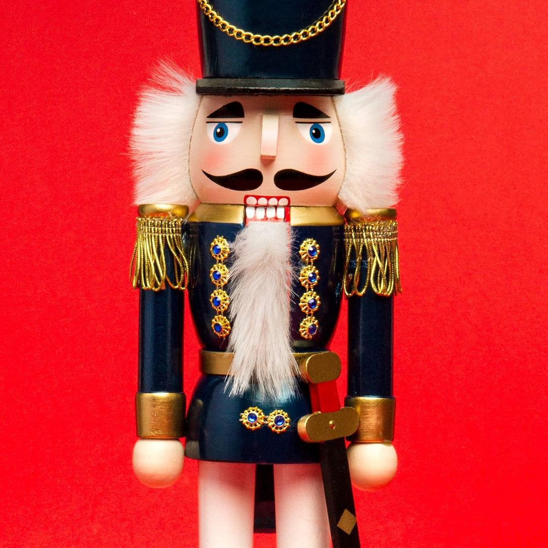 SIKORA NK-I Deko Nussknacker Figur aus Holz Verschiedene Motive 3 Grössen, Grösse:Höhe ca. 38 cm, Fa