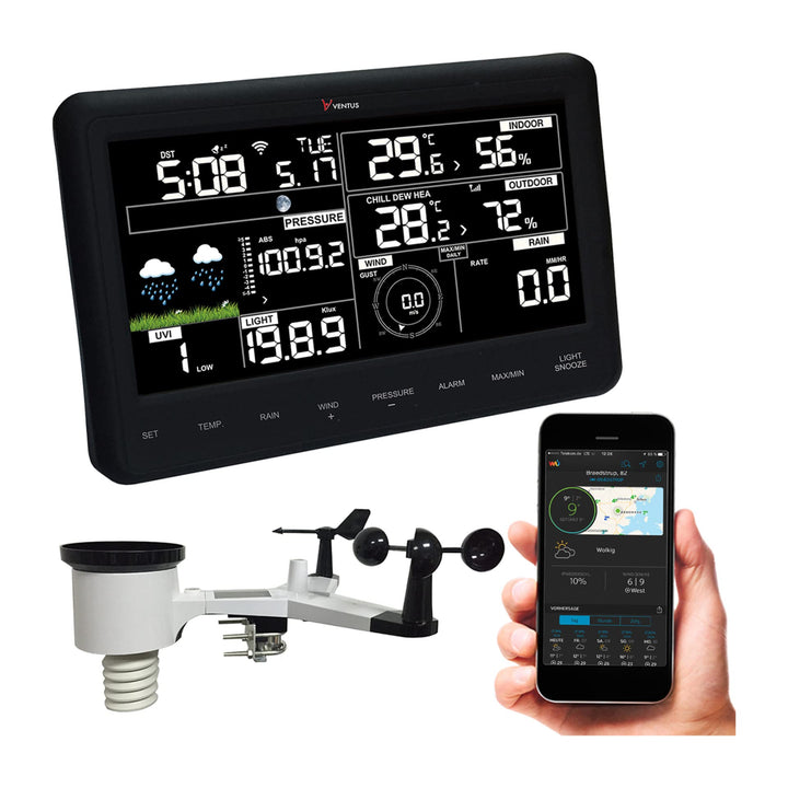 Ventus W830 - Professionelle WiFi Wetterstation