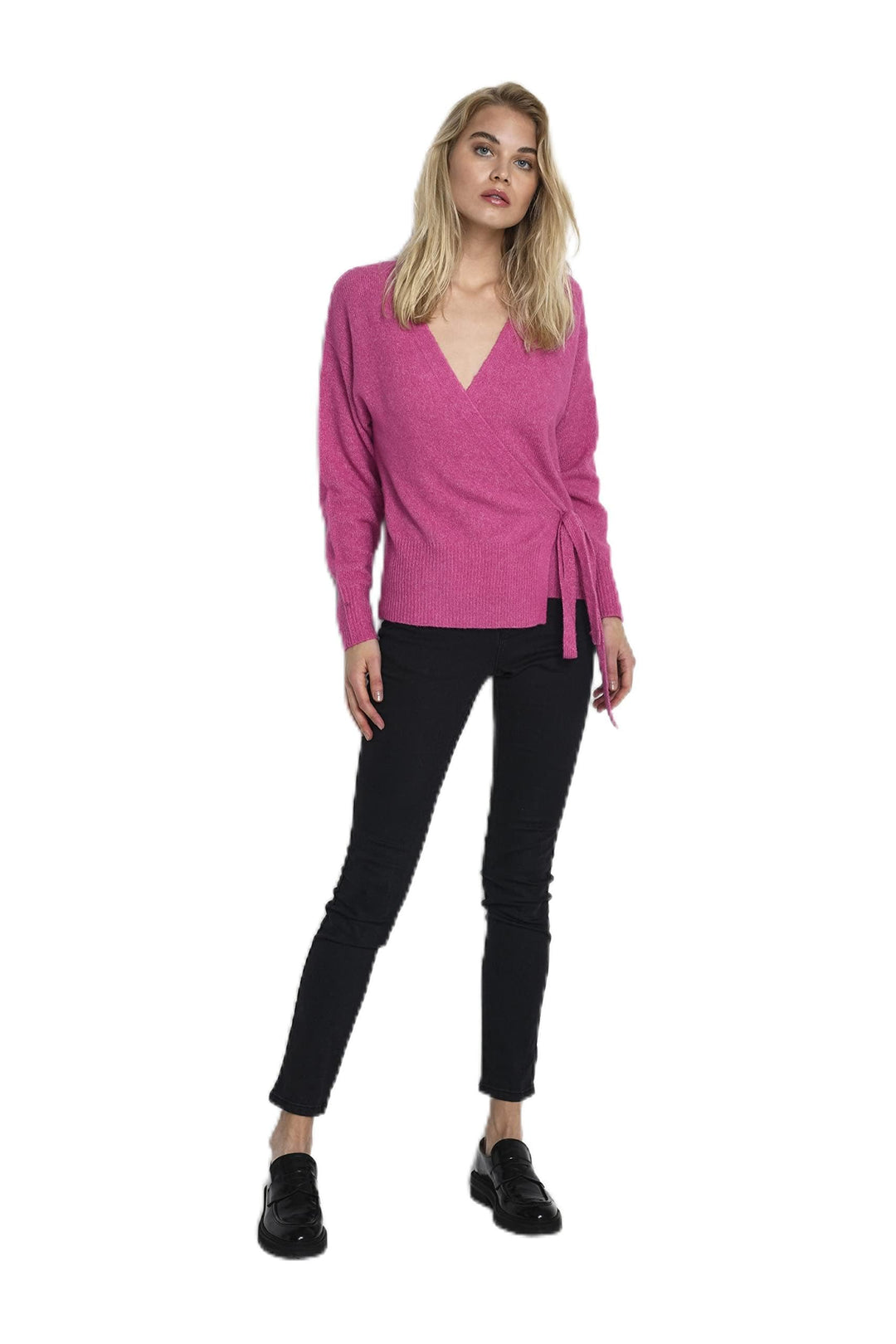 KAFFE Strickjacke KAwendy S Raspberry Rose Melange, S Raspberry Rose Melange