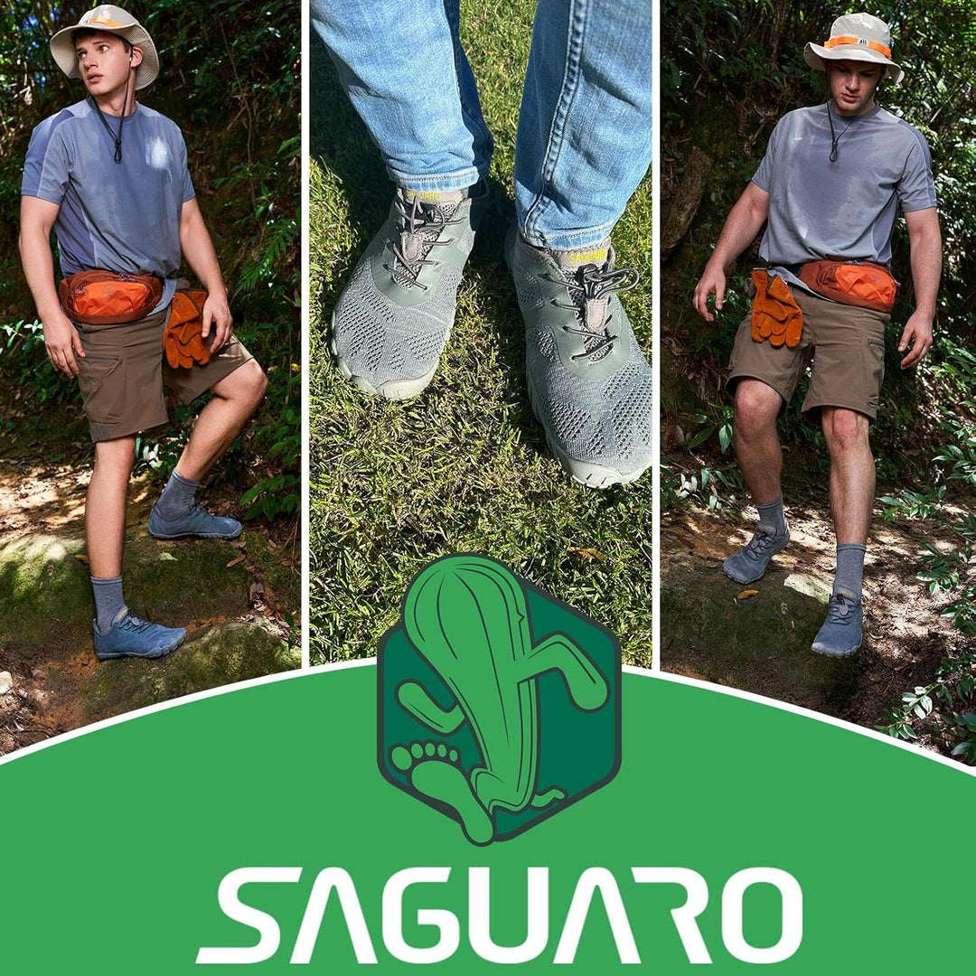 SAGUARO Unisex Minimalistische Barfussschuhe Traillaufschuhe Atmungsaktiv Schnell Trocknend Badeschu