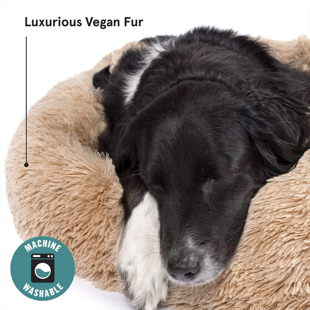 Yurun Hundebett, Tierbett Katzenbett Hundesofa Katzensofa, Waschbar Hundebett flauschig rund Hundeki