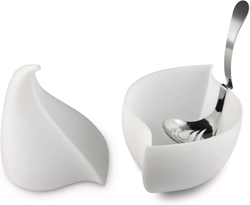 Alessi Nunziatella ESI24 - Perforierte Schöpfkelle für Mozzarella, Edelstahl 18/10, Silber