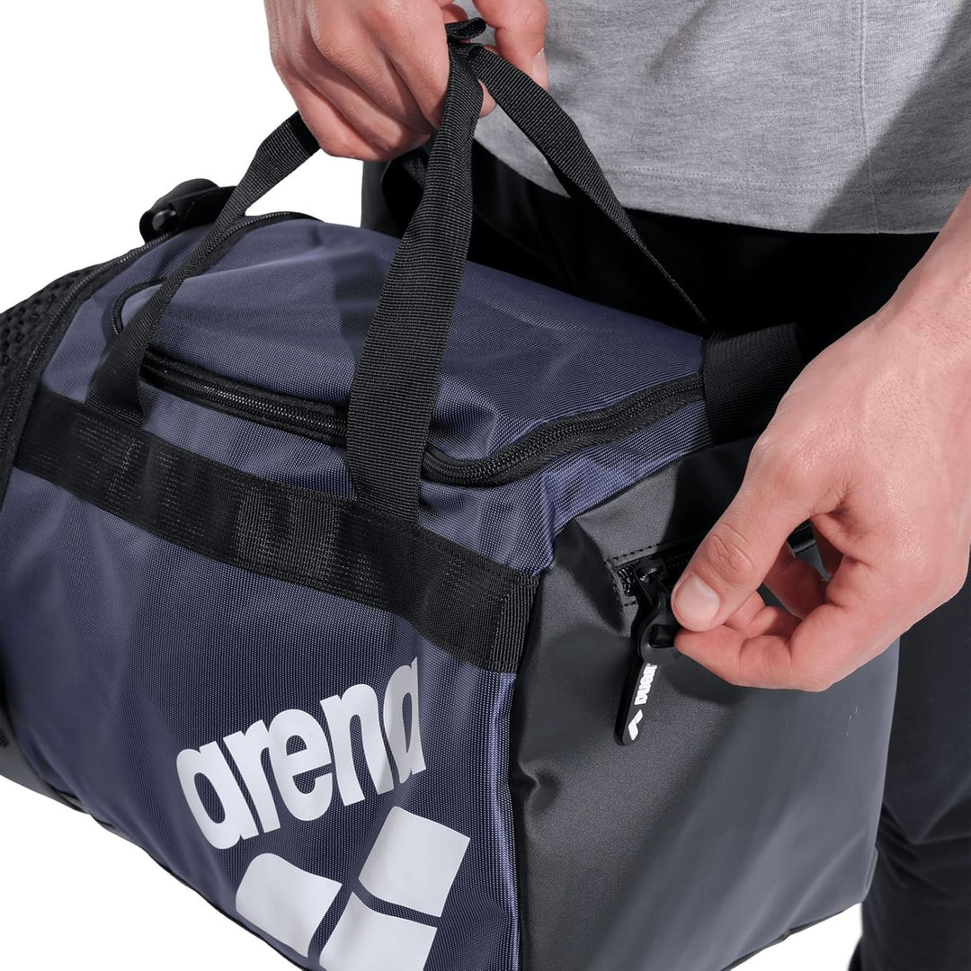 Arena All Set Duffle Bag Sport Tasche 25L 40 cm x 25 cm x 25 cm Blau, 40 cm x 25 cm x 25 cm Blau