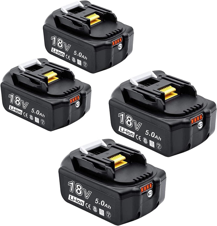 18V 5.0Ah Li-ion Ersatzakku für Makita BL1850 Werkzeugakkus 18V Li-ion Akku 5000mAh Kompatibel BL186