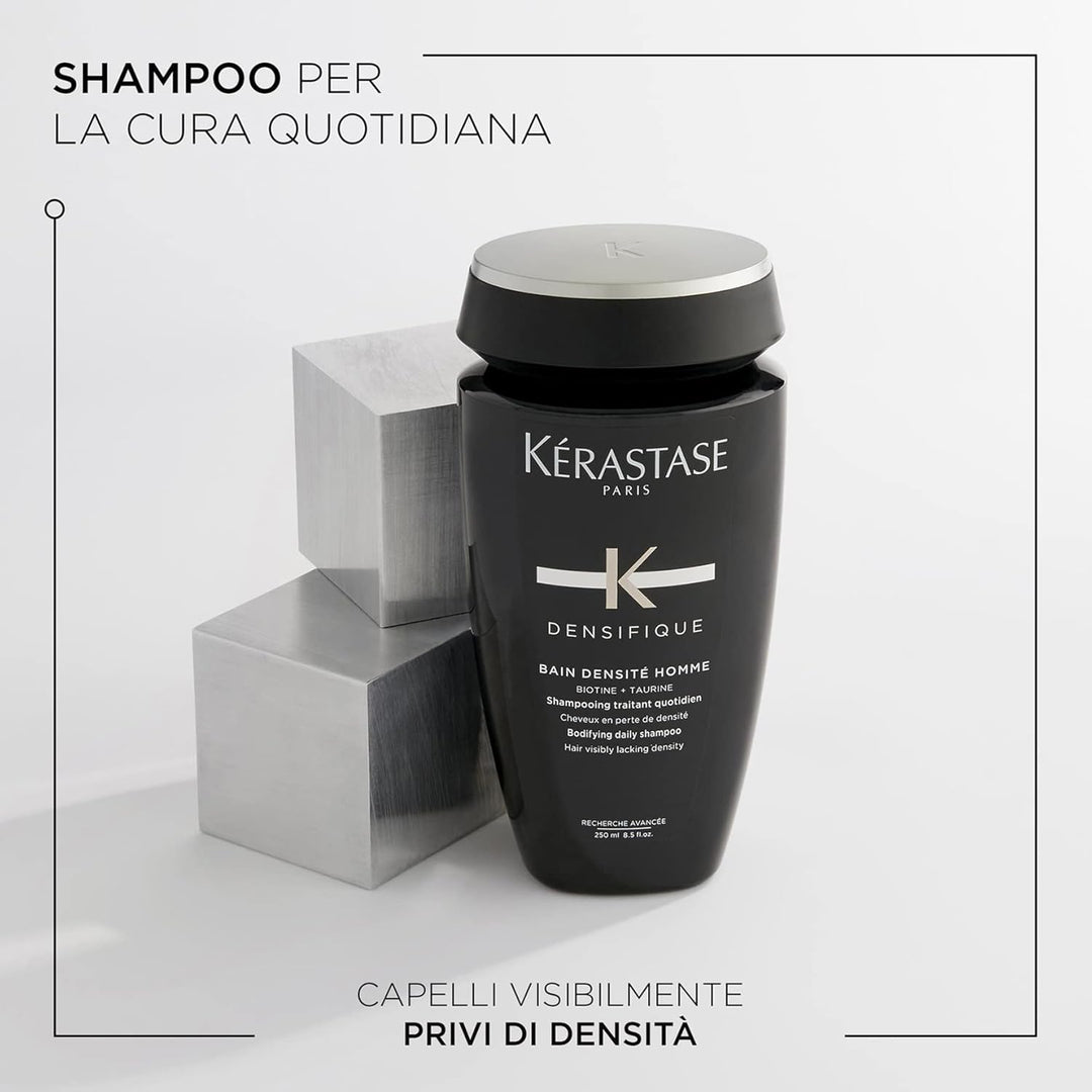 Kérastase | Shampoo für feines und dünnes Männerhaar, Verdichtendes Haarbad mit Biotin, Bain Densité