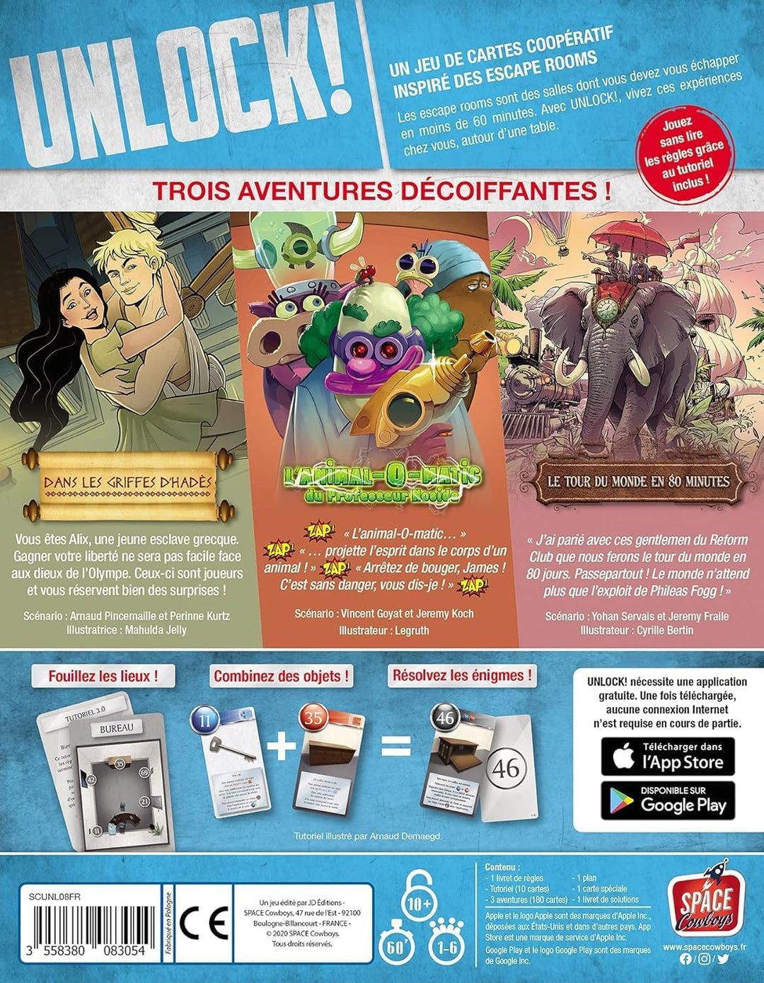 Space Cowboys Jeu - Unlock! Mythic Adventures