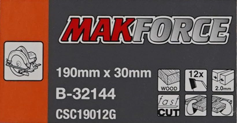 Makita MakForce Saegeblatt, 190 x 30 mm, 12Z, B-32144