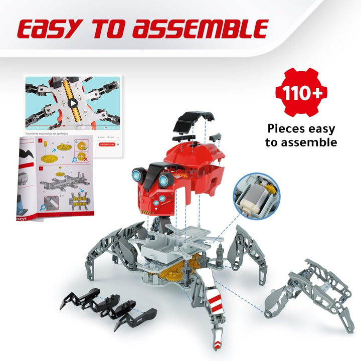 Xtrem Bots - Spider Bot | Roboter Kinder Ab 8 Jahre Oder Mehr | Roboter Kinder Einfach Und Lustig |