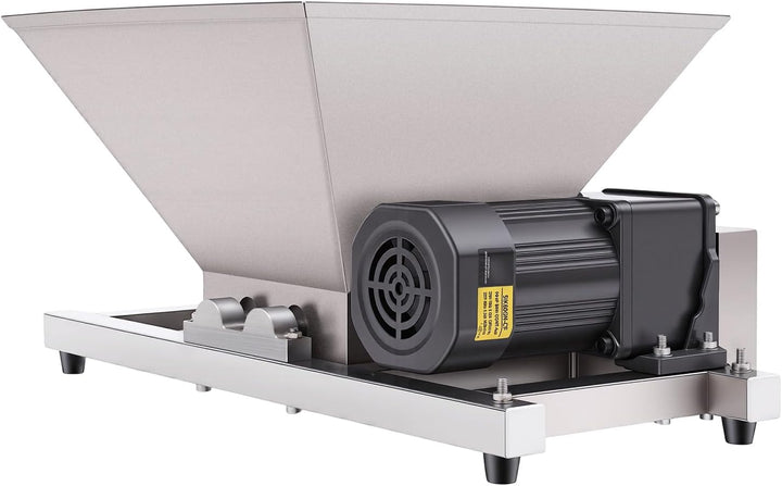 Elektrisches Fruchtmahlwerk, 60 W, mit Getriebe, 4 l | Mahlwerk für Getreide und Brot, Schutzdeckel