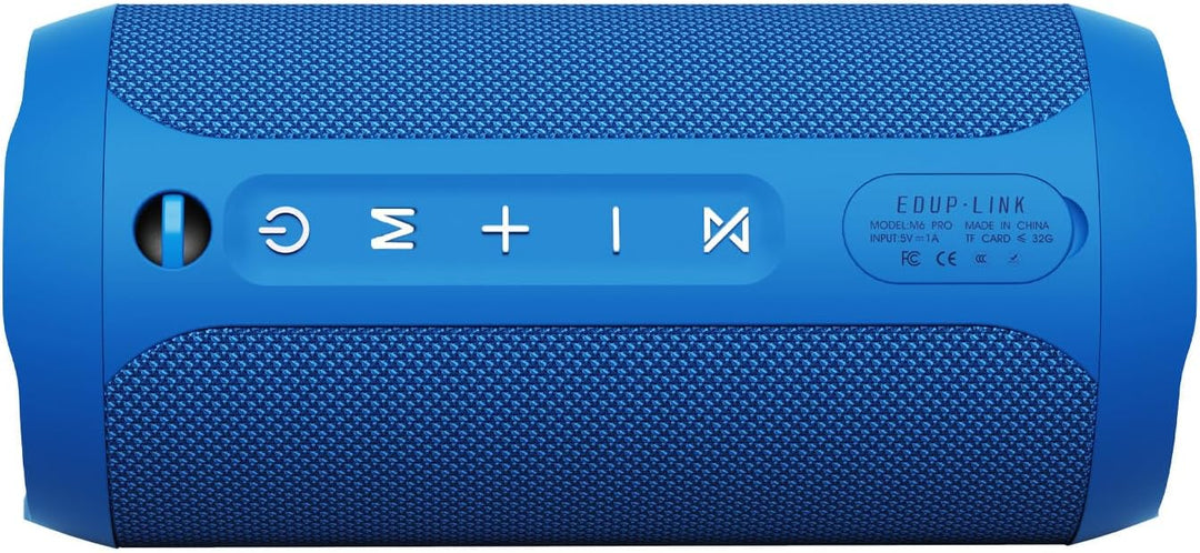 EDUPLINK Bluetooth Lautsprecher 20W mit 20h Akku &amp; IPX7 Wasserdicht - Tragbare Musikbox mit RGB Lich