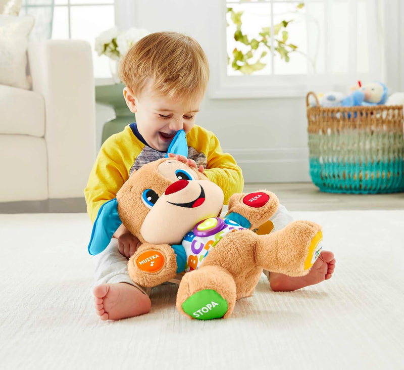 Fisher-Price FPM71 - Ucz się i śmiej Szczeniaczek Uczniaczek Poziomy nauki