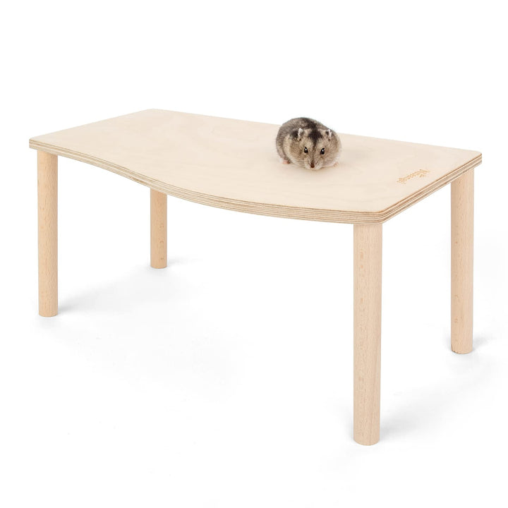 Niteangel Hamster Spielpodest aus Holz für Zwerghamster, Syrische Hamster, Gerbils, Mäuse, Degus ode
