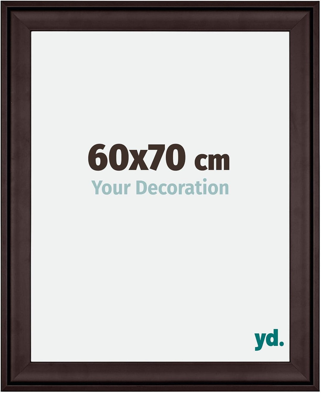 yd. Your Decoration - Bilderrahmen 60x70 cm - Bilderrahmen aus Holz mit Acrylglas - Antireflex - Aus