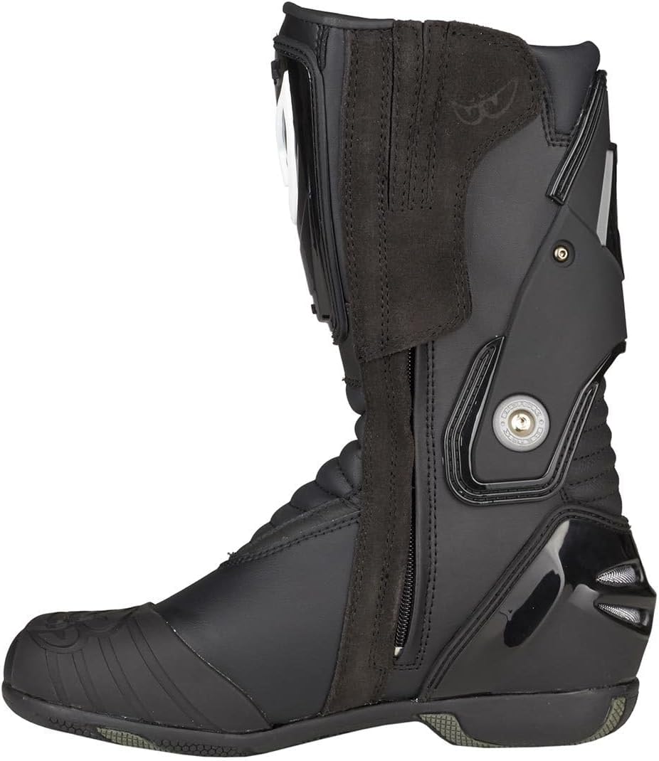 Berik Shaft 2.0 Motorradstiefel, schwarz, 40 40 EU Schwarz, 40 EU Schwarz