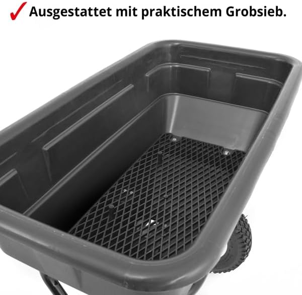 Modell 2024 - POWERPAC - SALZSTREUER HANDSTREUER STREUWAGEN DÜNGESTREUER 60 ltr.