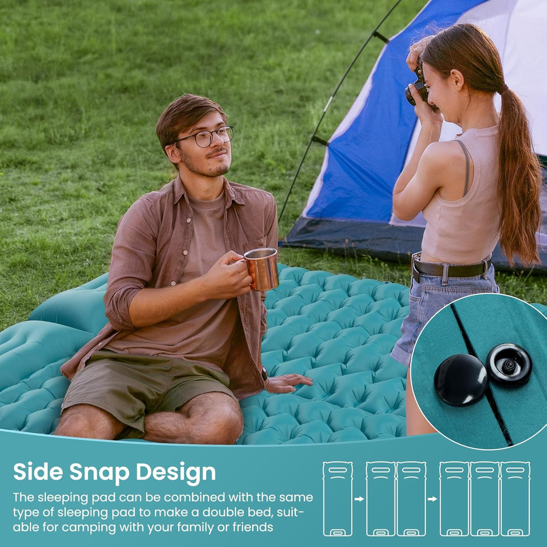 Satisure Wasserdicht Isomatte Camping Aufblasbare Matratze, Camping Matratze Outdoor, Ultraleicht Lu