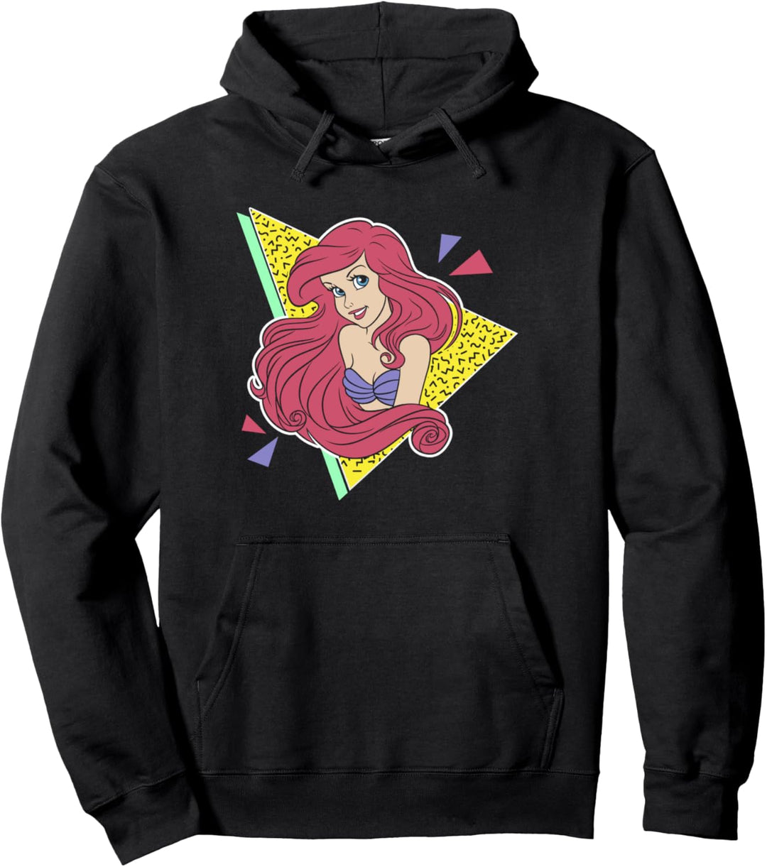 Disney Little Mermaid Ariel Retro 80's Style Pullover Hoodie
