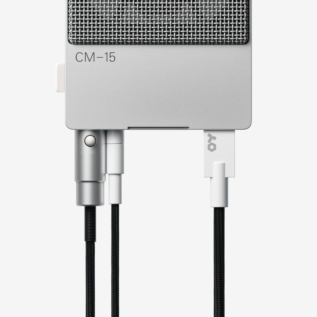 Teenage Engineering cm–15 (Tragbares Feldmikrofon, USB-C Audiointerface, Bluetooth, integrierter Akk